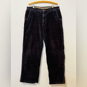 MOUNTAIN KHAKIS Cottonwood Corduroy Pants Mens 36x32 Black Heavy Cords Like New